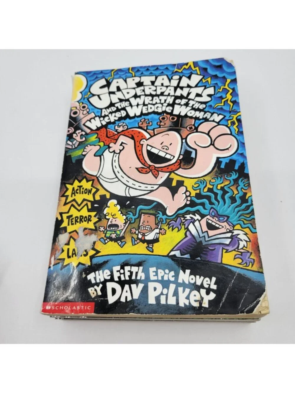 CAPTAIN UNDERPANTS Lot of 6 Chapter Books by Dav Pilkey - BK315